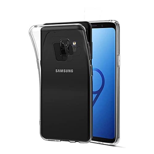 に適して Samsung Galaxy S9 Plus SC-03K SCV39 透明全面保護ケース...