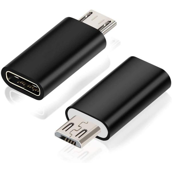 【2個セット】TYPE C to Micro USB 変換アダプター BABYELF 変換アダプタ ...