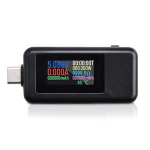 USB電流電圧テスター DiyStudio Type-c テスター カラースクリーン双方向 電圧計 電流計【2023年】｜shop-ermine