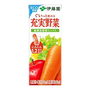 伊藤園 充実野菜 緑黄色ミックス (紙パック) 200ml ×24本｜shop-fiore