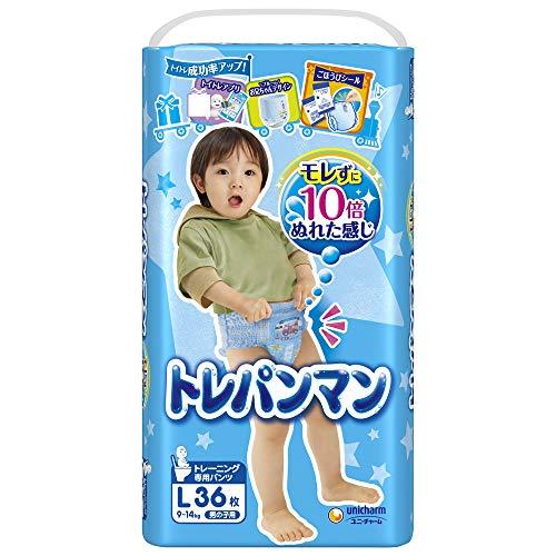 【パンツ Lサイズ】トレパンマン男の子 トイレトレーニング用 (9~14kg)36枚