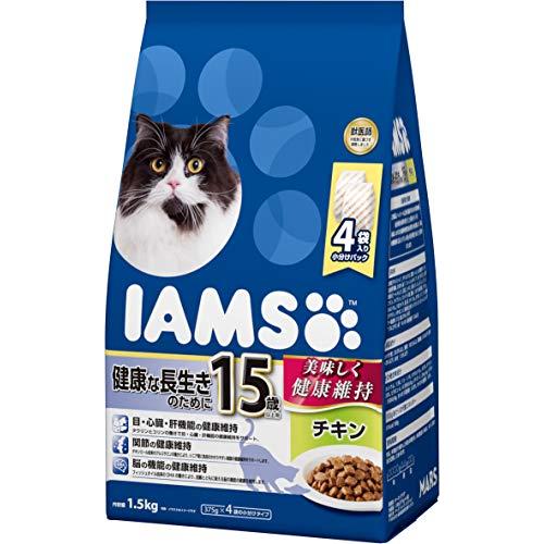 アイムス (IAMS) キャットフード 15歳以上用 健康な長生きのために チキン 1.5キログラム...