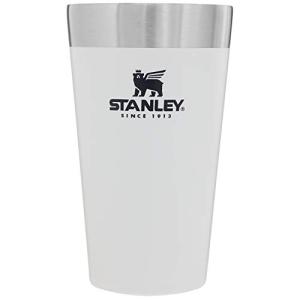 STANLEY(スタンレー) スタッキング真空パイント 0.47L ホワイト 真空断熱タンブラー ステンレス コーヒー 保温保冷 ビール アウト｜shop-fiore