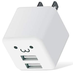 エレコム USB コンセント 充電器 合計12W USB-A×2 【 iPhone ( 13シリーズ対応 ) / Android / タブレット｜shop-fiore