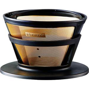 cores コレス コーヒー ドリッパー ゴールドフィルター カップに直接セットするだけ 2~8杯用 丸山珈琲 共同開発 ペーパーフィルター不要｜shop-fiore
