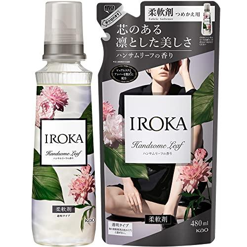 【まとめ買い】IROKA 液体 柔軟剤 香水のように上質で透明感あふれる香り ハンサムリーフの香り ...