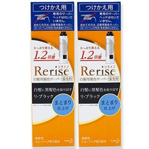 《セット販売》 花王 リライズ 白髪用髪色サーバー リ・ブラック まとまり仕上げ つけかえ用 (19...