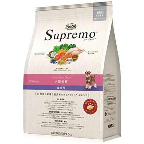 Nutro シュプレモ 小型犬用 成犬用 3kg ドッグフード【自然素材/着色料 無添加/消化に良い...