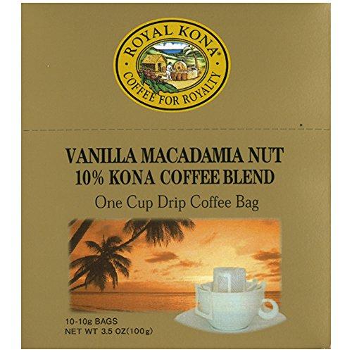 Royal Kona (ロイヤルコナ) ヴァニラマカダミアナッツ ワンドリップ 100g