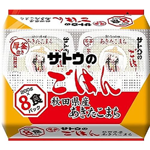 サトウ食品 サトウのごはん 秋田県産あきたこまち 200g×8食パック