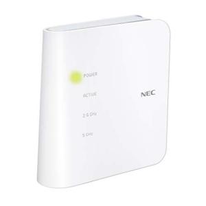 NEC Atermシリーズ WF1200CR [Wi-Fiホームルーター/ホワイト] 親機単体 (Wi-Fi 5(11ac)対応) 搭載型番:PA-W