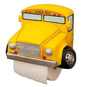 オールディーズ トイレットペーパーホルダー スクールバス GA485SY 秋月貿易 デザイン小物 SCHOOL BUS W20×D15×H15cm
