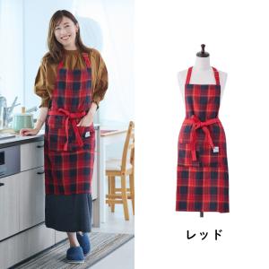 エプロン おしゃれ かわいい チェック 北欧 ...の詳細画像5