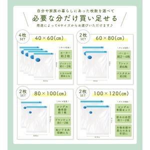 レビューでもう一枚プレゼント♪ 布団圧縮袋 掃...の詳細画像1
