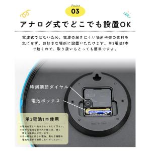 壁掛け時計 静音 アナログ おしゃれ シンプル...の詳細画像4