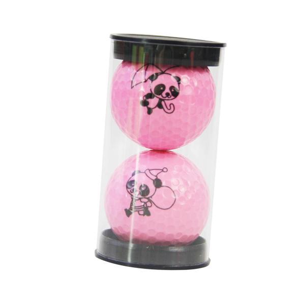 ピンク ゴルフボール 漫画のパンダ ボール  ボール トレーニング ボール