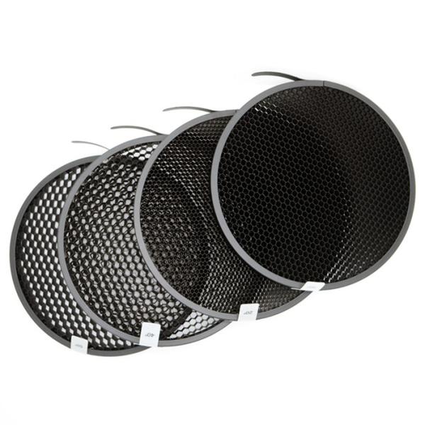 ハニカムグリッド 4枚セット 10,20,30,40° 170mm（17cm）