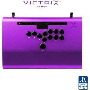 Victrix レバーレス アケコン Victrix by PDP Pro FS-12 Arcade Fight Stick for PlayStation 5 - Purple