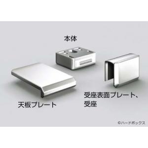 ステンレス鋼製ハンドル 14-3812型 14-3812-02-519 L: 138 dline
