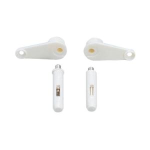 ピボットヒンジ インセット扉用 PV-30 仕上/色: ホワイト/ニッケルめっき 扉幅: 450以下...