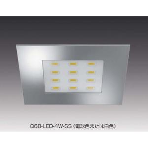 Hera LEDライト Q68-LED型 【電球色 塗装/ステンレス調】｜shop-hardbox
