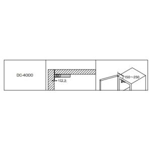 家具用ダンパー DC-4000 ホワイト 天板...の詳細画像1