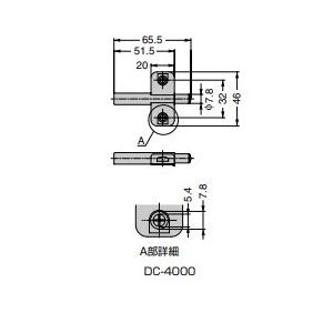 家具用ダンパー DC-4000 ホワイト 天板...の詳細画像2