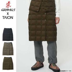 グラミチ×タイオン レディース ダウンスカート GRAMICCI TAION (G3FW-SK104) DOWN SKIRT 巻きスカート [230930]｜shop-hood