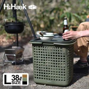 ハイヘイク キャンプバスケット L HiHaek Camp basket  アウトドア ギア収納バスケット カゴ 八幡化成