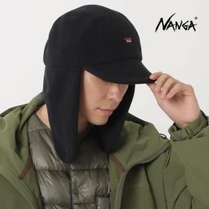 ナンガ ポーラテックイヤーフラップキャップ NANGA POLARTEC EAR FLAP CAP BLK 耳付き 帽子 ユニセックス [231010]｜shop-hood