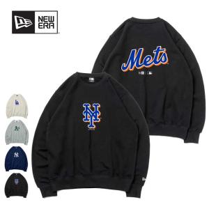 ニューエラ トレーナー NEW ERA 裏毛 スウェット クルーネック MLB Apparel  メジャーリーグ (13755314 / 13755313 / 13755312 / 13755315) メンズ [231001]｜shop-hood