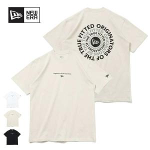 ニューエラ Tシャツ NEW ERA SS 半袖 コットン Tシャツ  CIRCLE OOTTF 14121905 レギュラーフィット ユニセックス メール便 (240305)｜shop-hood