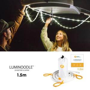 ルミヌードル LEDライト ロープ型 LUMINOODLE ORIGINAL 5FT (1.5m) Power Practical アウトドア テント 電飾 1001｜shop-hood