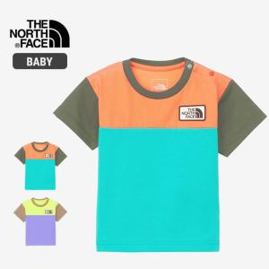 ノースフェイス ベビー Tシャツ THE NORTH FACE NTB32338 B S/S TNF GRAND T ショートスリーブTNFグランドティー キッズ メール便 (240321)｜shop-hood