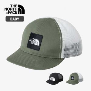 ノースフェイス ベビー メッシュキャップ THE NORTH FACE NNB02401 B MESSAGE MESH CAP キッズ 帽子 (240310)｜shop-hood