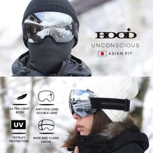 ゴーグル HOODオリジナルブランド UNCONSCIOUS FRAMELESS