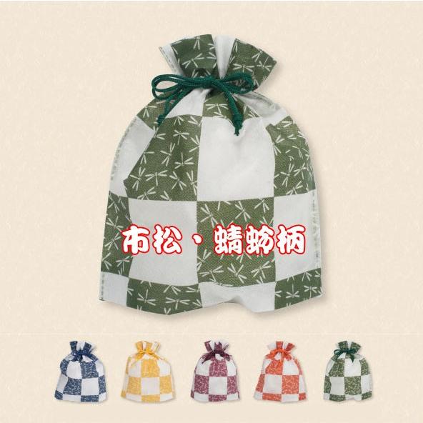 和ごころ巾着シリーズ　（市松・蜻蛉柄）　※50枚入