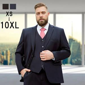 メンズスーツ 大きいサイズ セットアップ おしゃれスーツ スリーピース