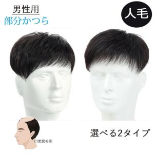 人毛男性用部分ウィッグメンズ用 部分ウィッグ メンズウィッグ かつら ヘアピース ポイントウィッグ 付け毛 脱毛症 薄毛 白髪隠れ トップカバー 普段使い｜shop-info1