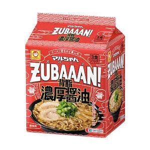 東洋水産 マルちゃん ZUBAAAN! 背脂濃厚醤油 3食パック×9個入：合計27食