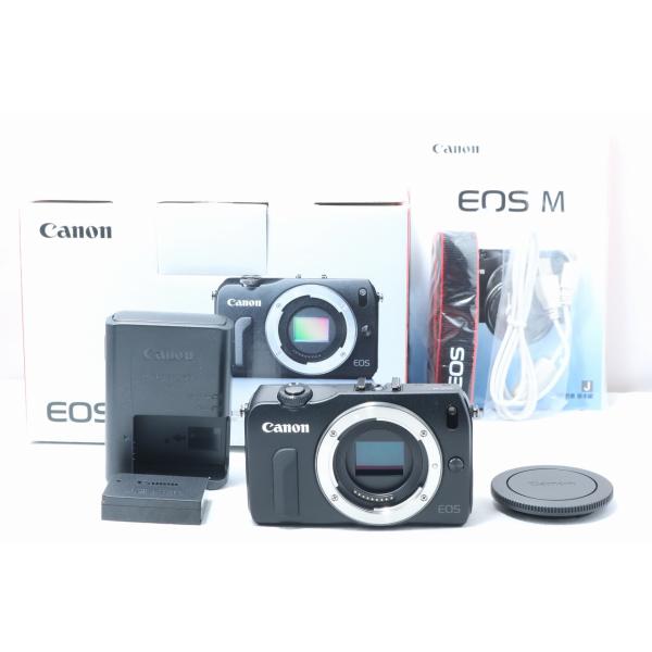 ■新品級■ CANON ミラーレス一眼カメラ EOS M ボディ ブラック キヤノン