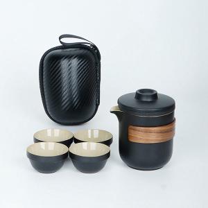 カンフーティーセット 茶器 陶器製 旅行茶具 携帯用セット 耐熱 携帯用 おしゃれ 手作り 茶の入れ お茶出し 急須セット 湯呑み 贈り物