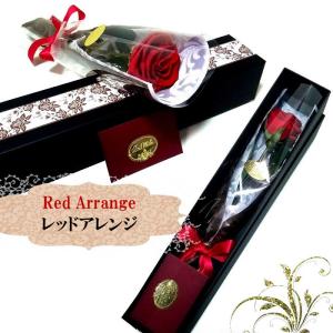 プリザーブドフラワー 一本薔薇 祝電電報 誕生...の詳細画像2