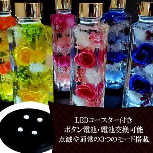 ハーバリウム LEDコースター プリザーブドフ...の詳細画像5