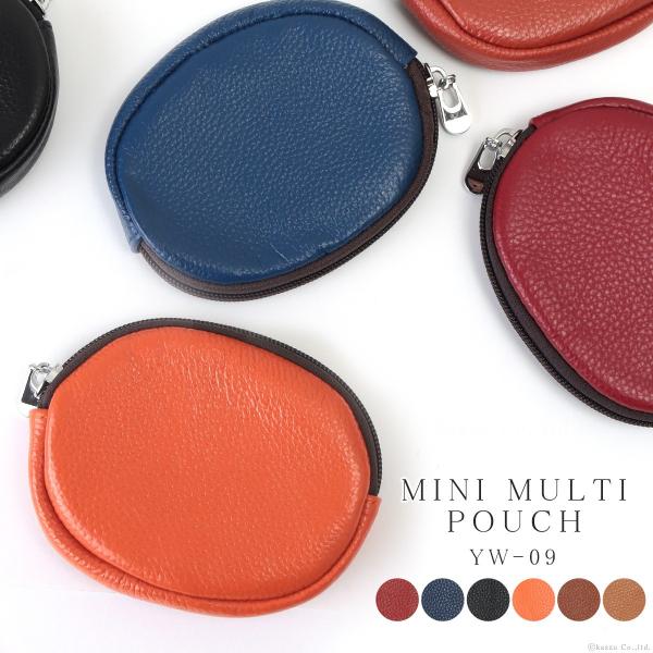 小銭入れ コインケース レディース キーリング 牛革 本革 小さい レザー ファスナー コンパクト ...