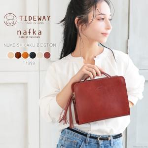 ボストンバッグ レディース 本革 2way 斜めがけ 姫路レザー ショルダーバッグ TIDEWAY SHIKAKU BOSTON T1999｜shop-kazzu