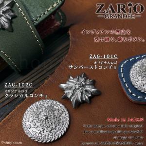 コンチョ オリジナル 財布 バイカーズ 日本製  ZAG-101C、ZAG-102C mlb｜shop-kazzu