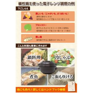 磁性鍋 鍋 電子レンジ 電子レンジ専用調理器 ...の詳細画像5