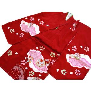 京都瑠璃雛菊 ≪七五三早割りセール≫ 七五三着物 着物ドレス「花手毬