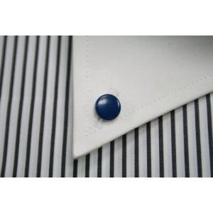 BUTTON DOWN PIERCE 【ボタンダウン　ピアス】ネイビー